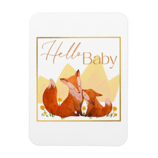 Flexible Photo Magnet for Baby Shower Invitations