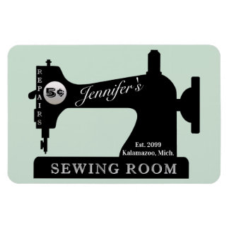 Flexible Photo Magnet Seamstress Quilter Salle de couture