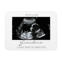 Photo Magnet Ultrasound Cadeaux pour grand-mère So