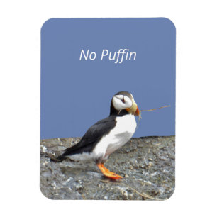 Flexible Photo Magnet w/ puffin