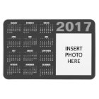 Photo personnalisée Magnet Calendrier 2017 - Gris