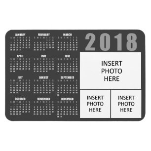 Flexible Photos de famille 2018 Magnet calendrier - 3 image