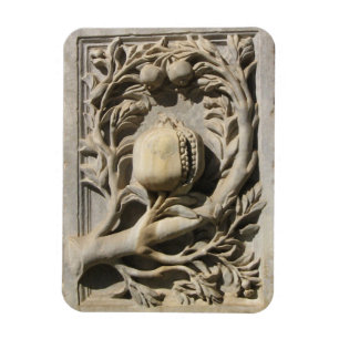 Flexible Pierres sculptées Granada 3"x4" Magnet photo