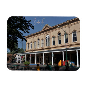 Flexible Plaza Père Noël Fe New Mexico Magnet