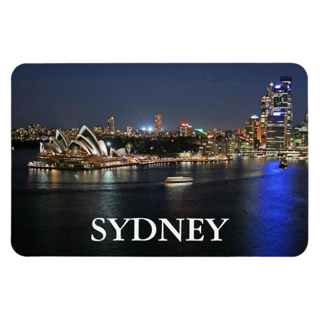 Flexible Port de Sydney au Circular Quay Magnet (Horizontal)