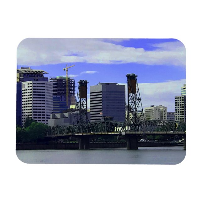 Flexible Portland Hawthorne Bridge #1 Magnet (Horizontal)