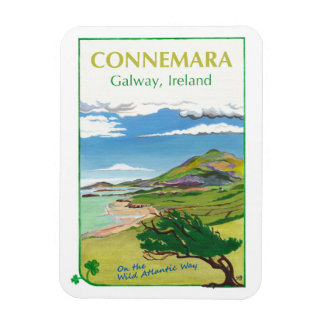 Flexible Poster de voyage Connemara Frigo Magnet