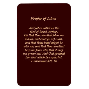 Flexible Prière du Magnet de Jabez