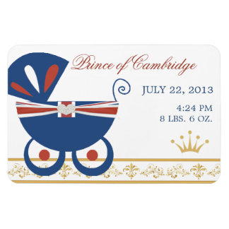 Flexible Prince de Cambridge Royal Baby Flat Magnet