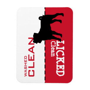 Flexible Pug Dishwasher Customizable Your Words Magnet Sign