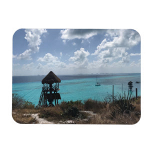 Flexible Punta Sur, Isla Mujeres, Mexique Magnet photo