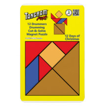 Puzzle Tangram Magnet - 12 tambours tambour