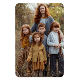 Flexible Refrigerator Magnet 4 x 6 Kid's Photo Template