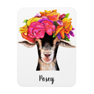 Flexible Refrigerator Magnet Posey the Goat