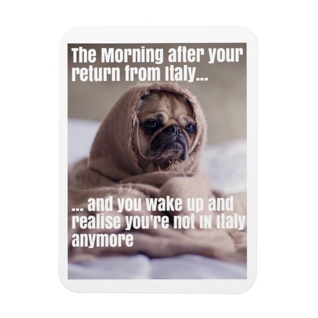 Flexible Revenez sur le Magnet Italie (Vertical)