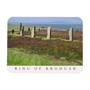 Flexible Ring of Brodgar view fridge magnet