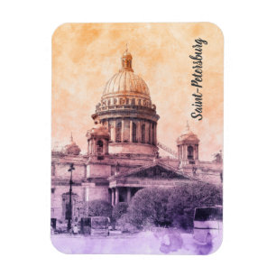 Flexible Saint-Isaac's Cathedral Magnet - Saint-Pétersbourg