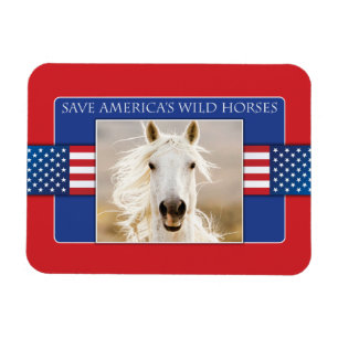 Flexible Sauvez le Flexi Magnet des Chevaux sauvages d'Amé
