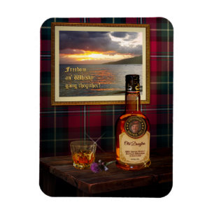 Flexible Scotch Whisky Magnet avec votre texte et votre ima