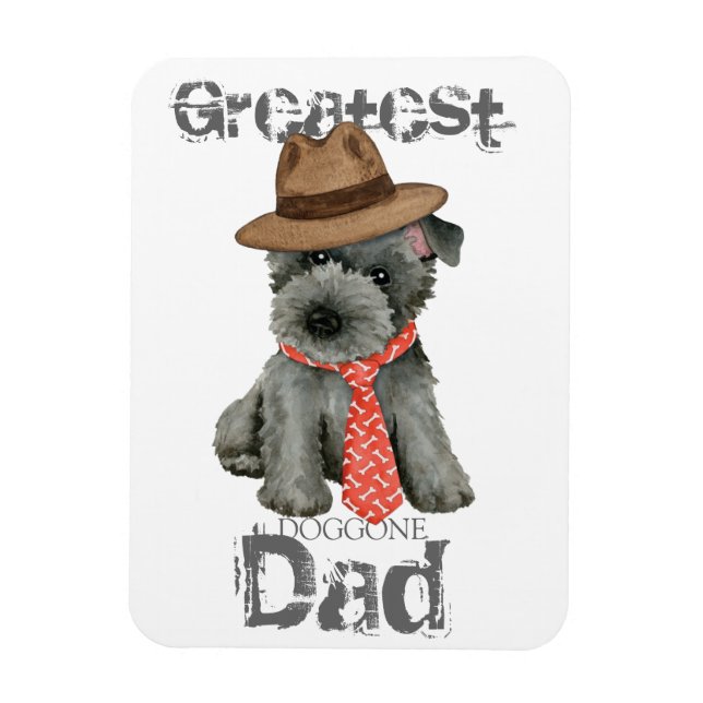 Flexible Scottish Terrier Dad Magnet (Vertical)