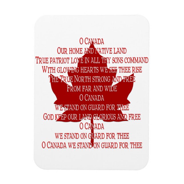 Flexible Souvenir Premium Flexi Canada Magnet Canada (Vertical)