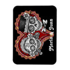 Sugar Skull Couple Premium Magnet - Personnaliser 