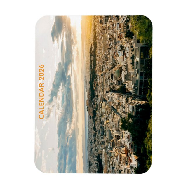 Flexible Sunset Landscape Magnet (Vertical)