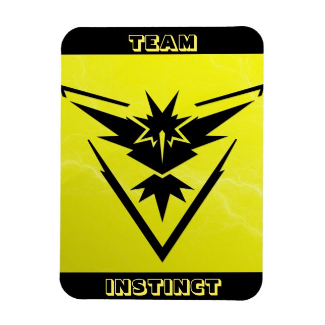 Flexible Team Instinct POGO Raid Car Magnet (Vertical)