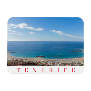Flexible Tenerife Las Vistas Beach fridge magnet