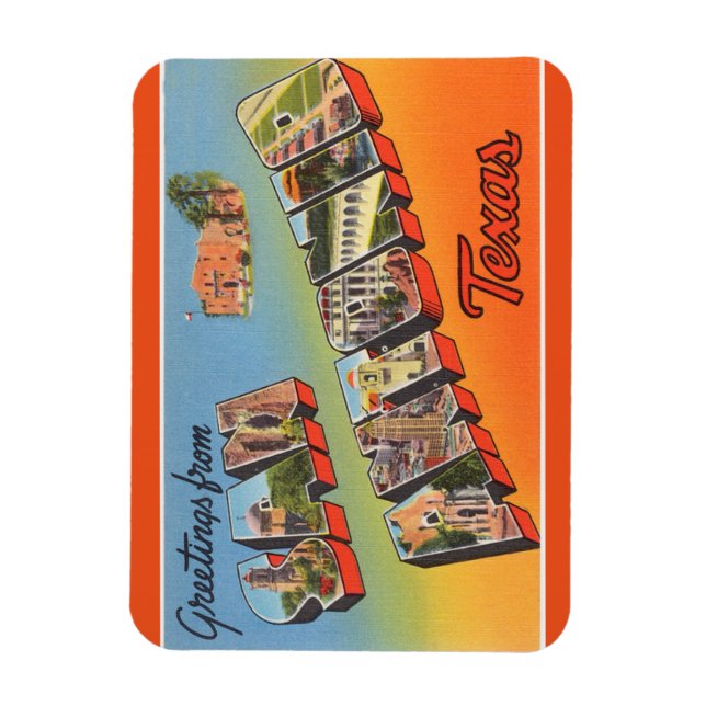 Flexible Texas, San Antonio Magnet (Vertical)