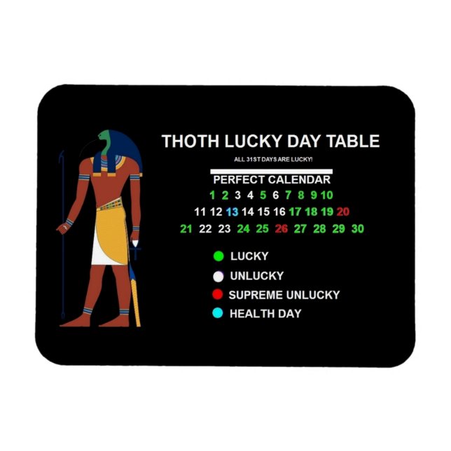 FLEXIBLE THOTH CHCKY DALE TABLE MAGNET (Horizontal)