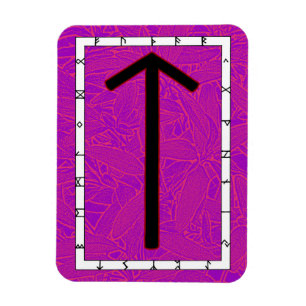 Flexible Tiwaz Viking Rune Magnet - Victoire !