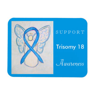 Flexible Trisomy 18 Sensibilisation Ruban Angel Magnet