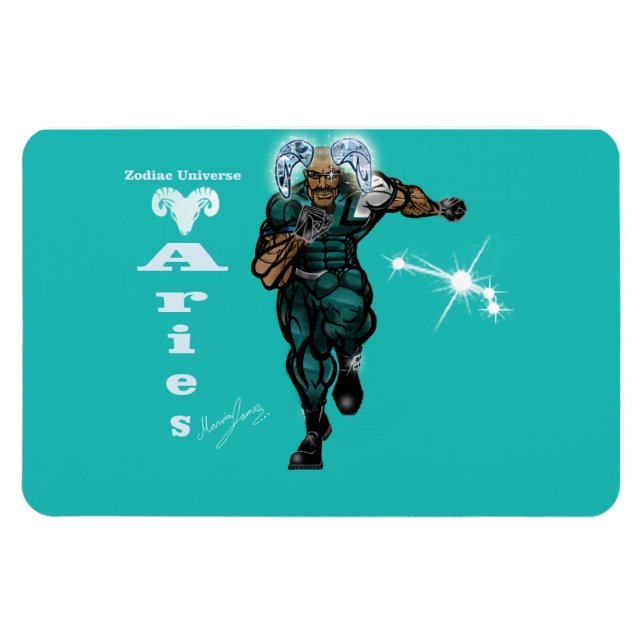 Flexible Univers Zodiac - Aries Magnet (Horizontal)