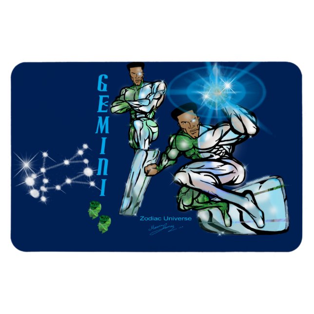 Flexible Univers Zodiac - Magnet Gemini (Horizontal)