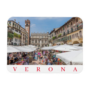 Flexible Verona Piazza Erbe fridge magnet