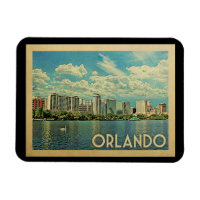 Vintage voyage Orlando Magnet Florida