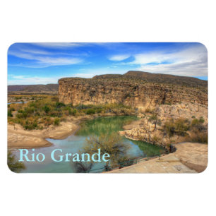 Flexible Vue sur le Rio Grande Magnet