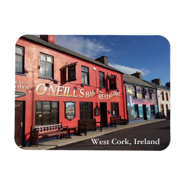 Flexible West Cork, Irish Pubs, Ireland Magnet (Horizontal)