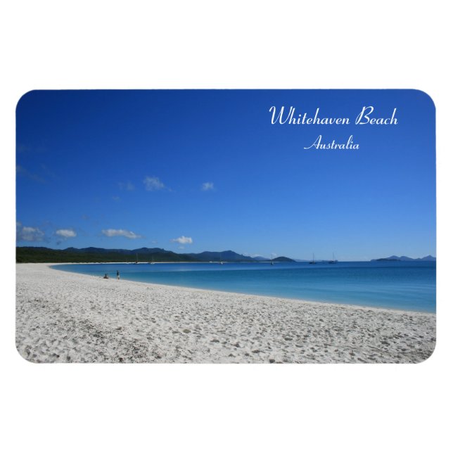 Flexible Whitehaven Beach, Queensland, Australie - Magnet (Horizontal)