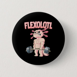Flexolotl Axolotl 2 Inch Round Button
