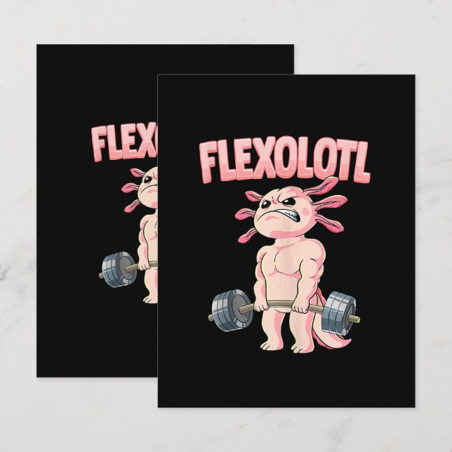 Flexolotl Axolotl Announcement (Front/Back)