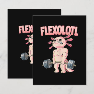 Flexolotl Axolotl Card