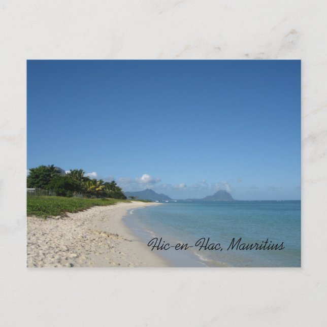Flic-en-Flac, Mauritius Postcard (Front)