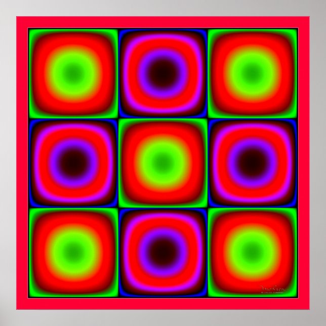 Flickering Colour Combination Poster (Front)