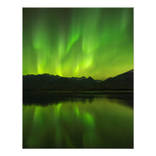 Flicking Aurora Photo Print