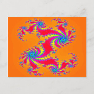 Flickr Picnik Zazzle Fractals Postcard
