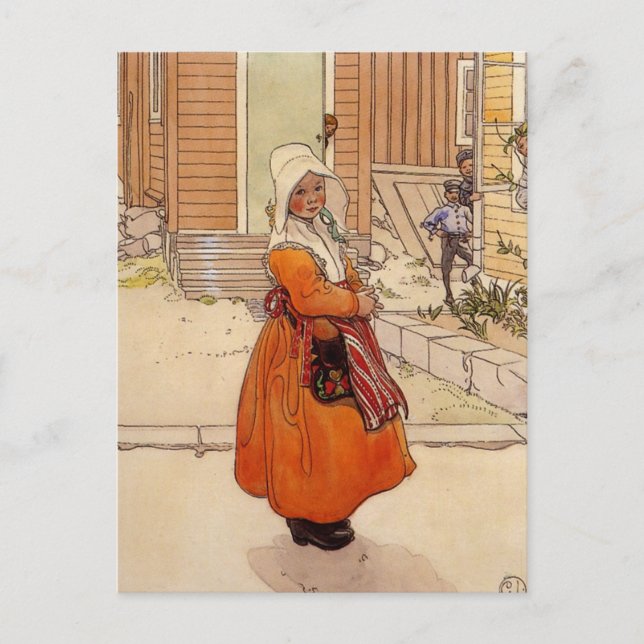 Flies Around the Sugar Postcard (Front)