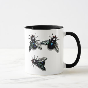 Flies coffee mug