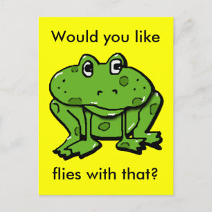 flies with that postcard